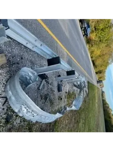 SGET End Terminal post-impact — Incident 5, photo 7