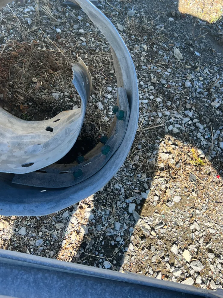 SGET End Terminal post-impact — Incident 3, photo 4