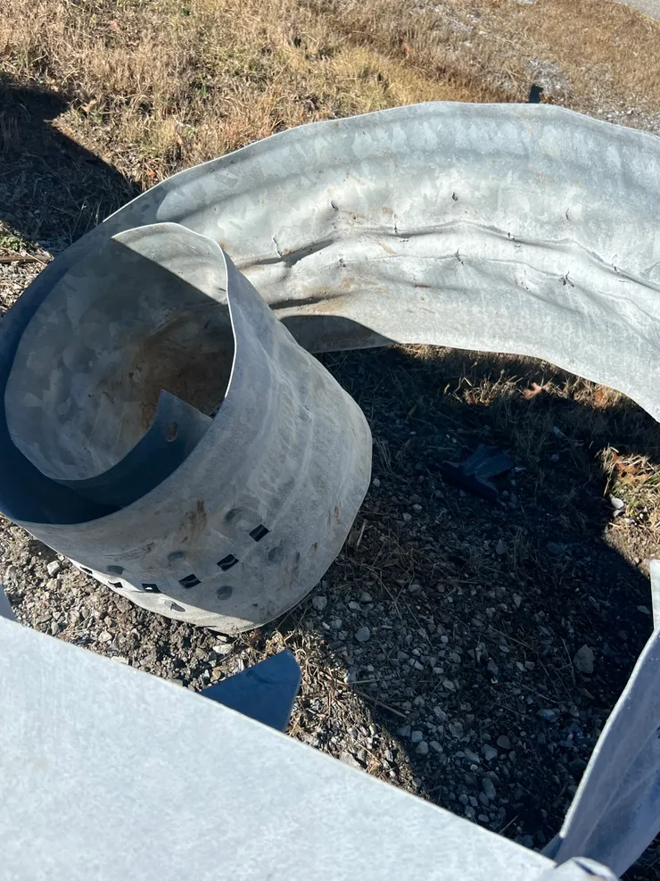 SGET End Terminal post-impact — Incident 3, photo 5