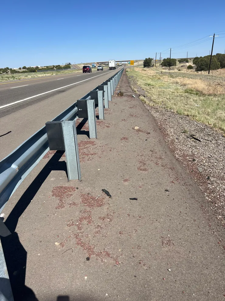 SGET End Terminal post-impact — Incident 1, photo 10