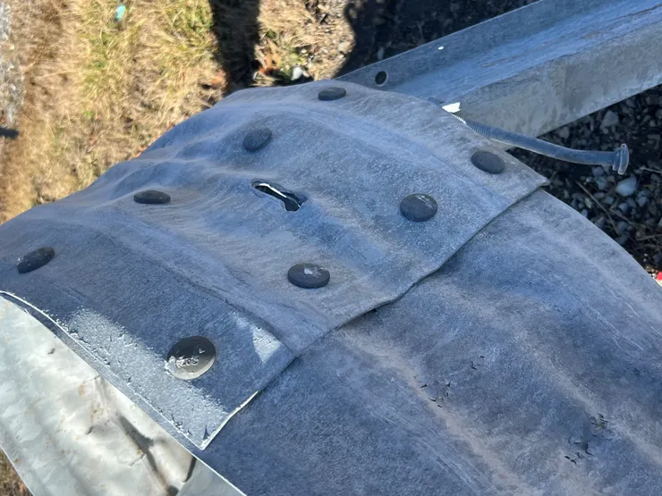 SGET End Terminal post-impact — Incident 2, photo 5