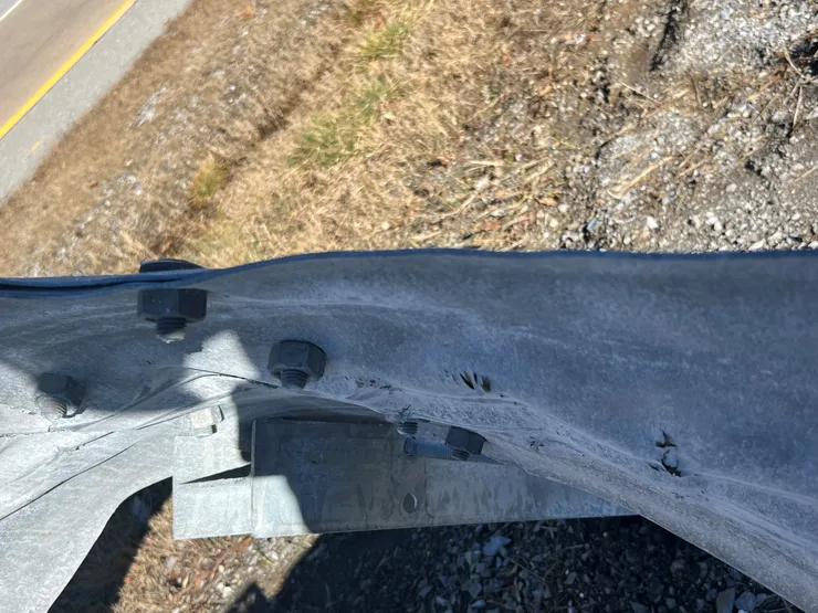 SGET End Terminal post-impact — Incident 2, photo 6