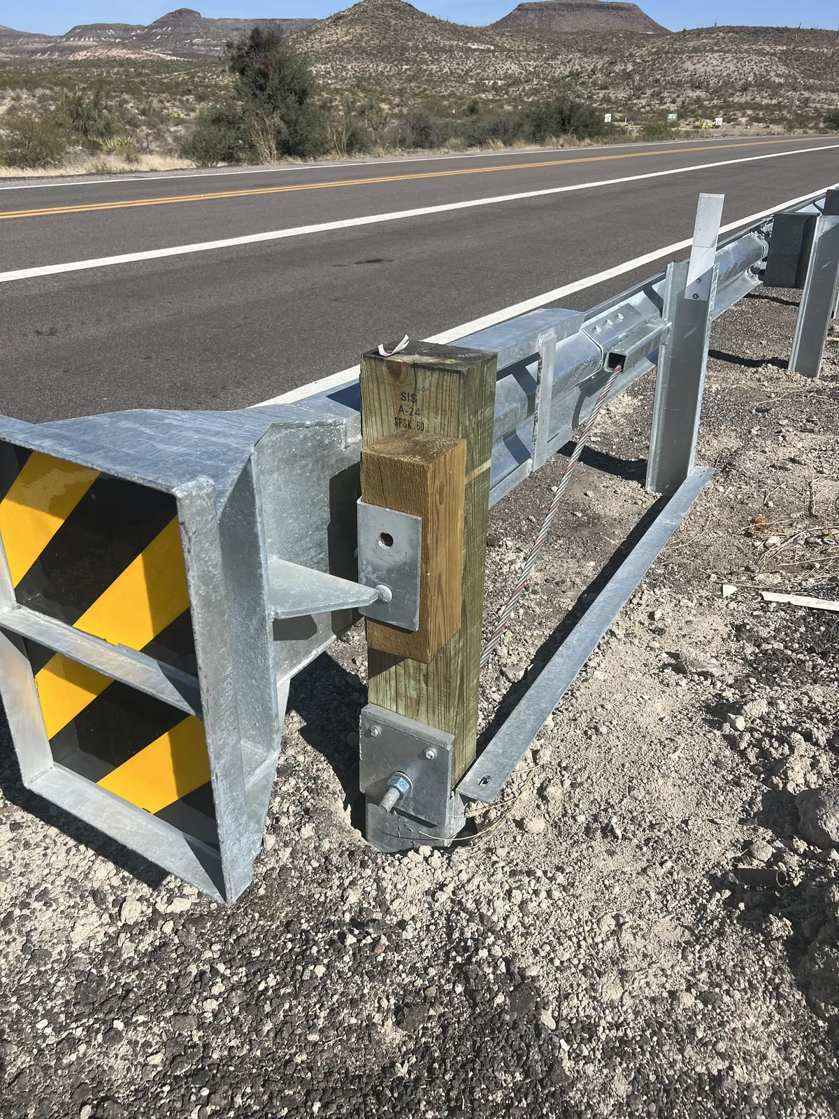 SGET End Terminal post-accident field documentation