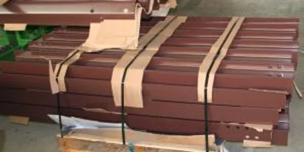 Powder-coated painted guardrail panels fabricated by SPIG Industry